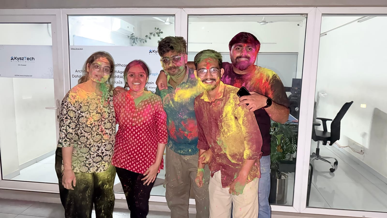 KyszTech Holi celebration
