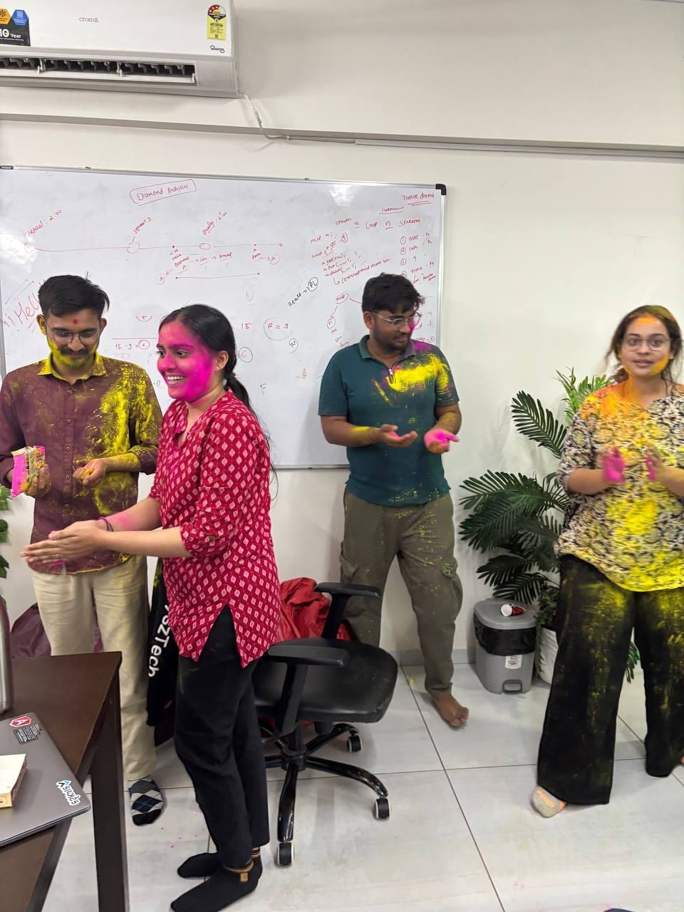 KyszTech Holi celebration